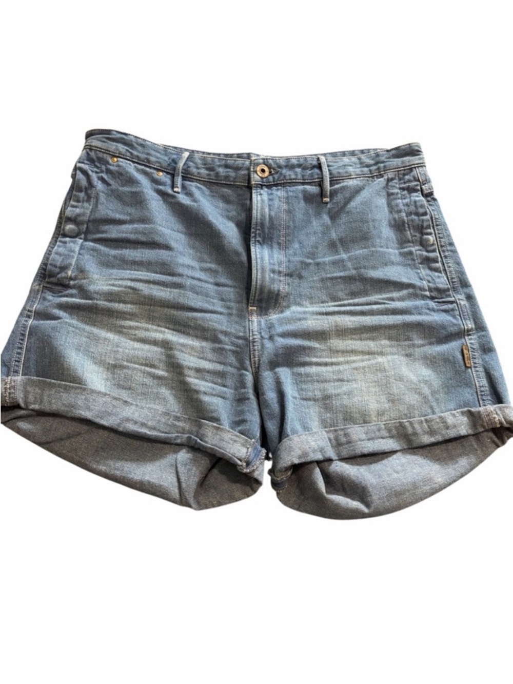 G-Star Light Wash Denim Shorts Size 29 Jorts